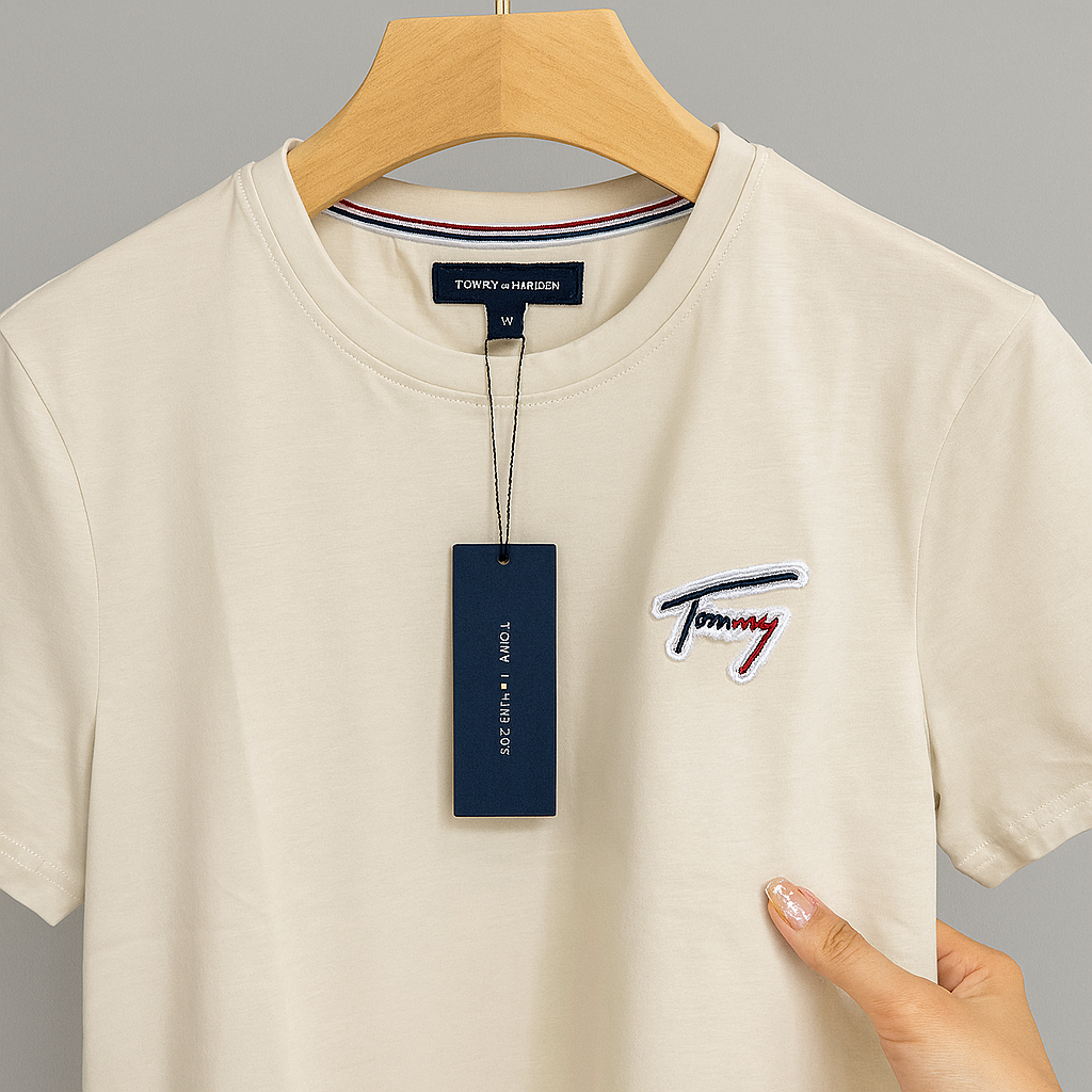 Men’s Premium Signature Embroidered Cotton T-Shirt – Multiple Colors| CD-MPT8