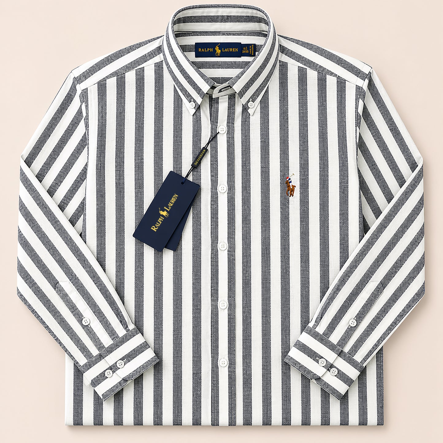 Men’s Executive Stripe Formal Shirt | All-Season Essential| CD-FM43