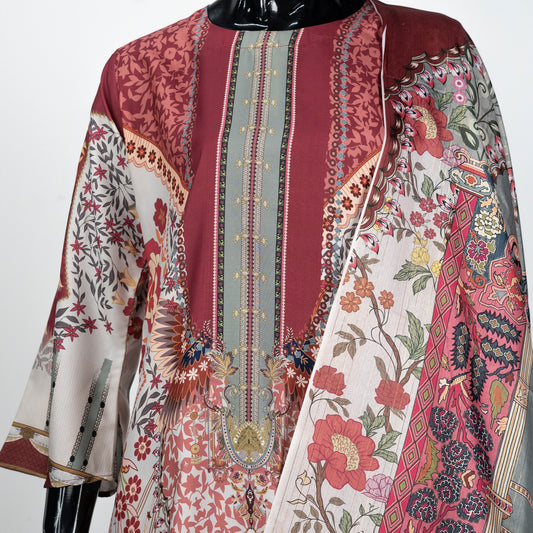 Elegant Floral Fusion Three Piece Set | CD-WD19