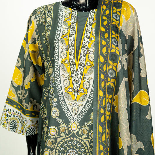 Three Piece Set with Elegant Dupatta | CD-WD2