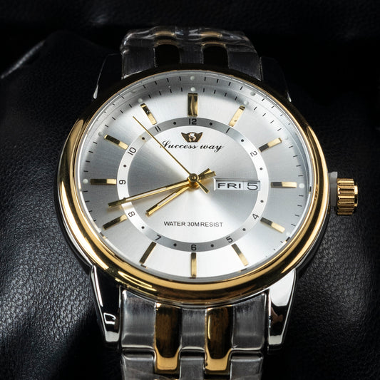 Elegant Dual Tone Classic Wristwatch | CD-MAW5