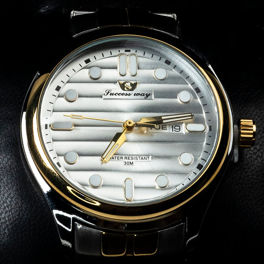Refined Day-Date Classic Wristwatch for Modern Gentle Style | CD-MAW26