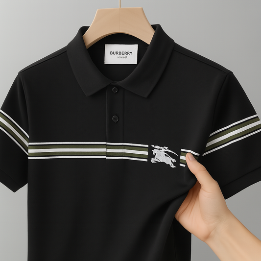 Elite Men’s 5 Colour Polo Shirt – Classic Striped Detailing| CD-MPP1
