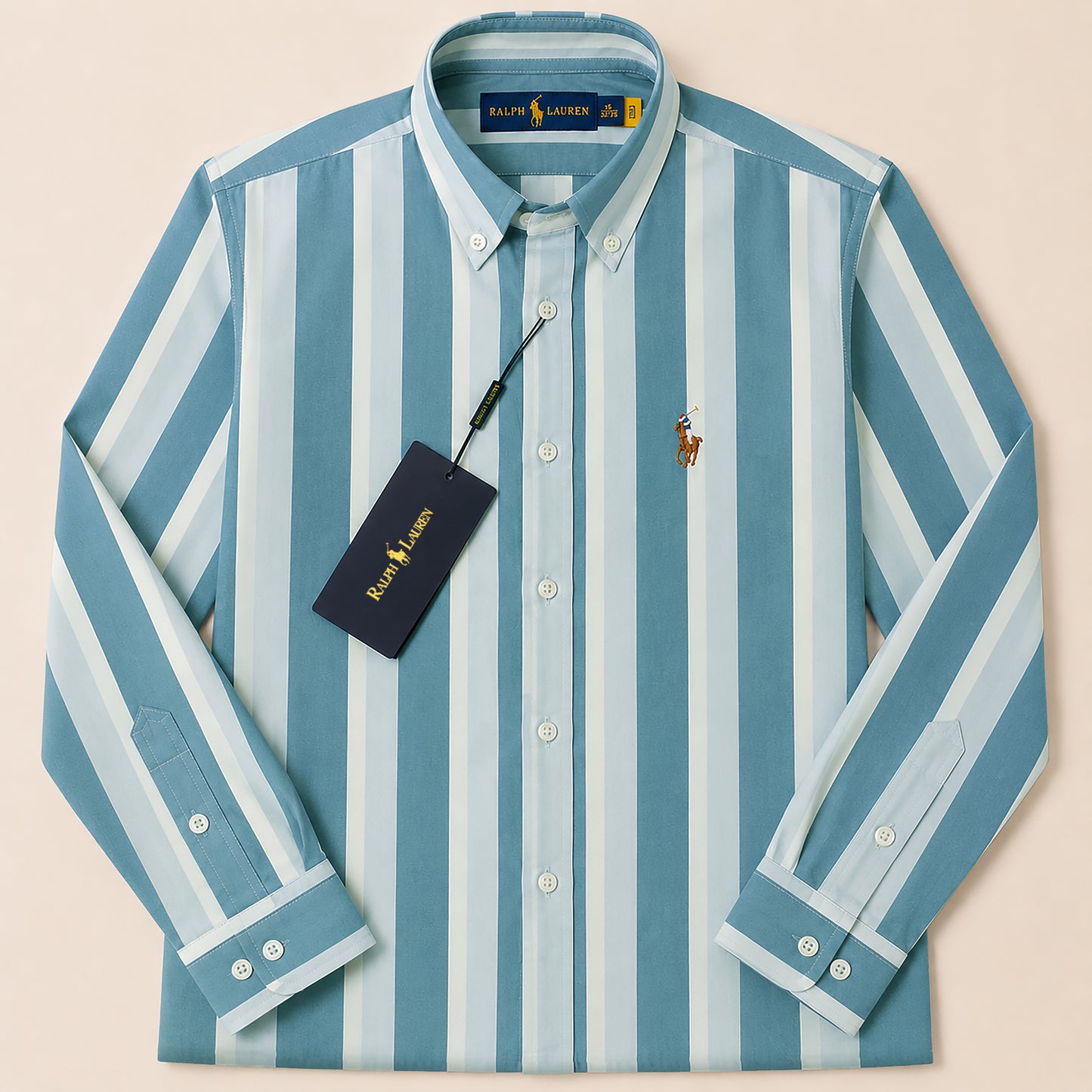 Men’s Smart Stripe Cotton Formal Shirt | All-Season Essential| CD-FM47