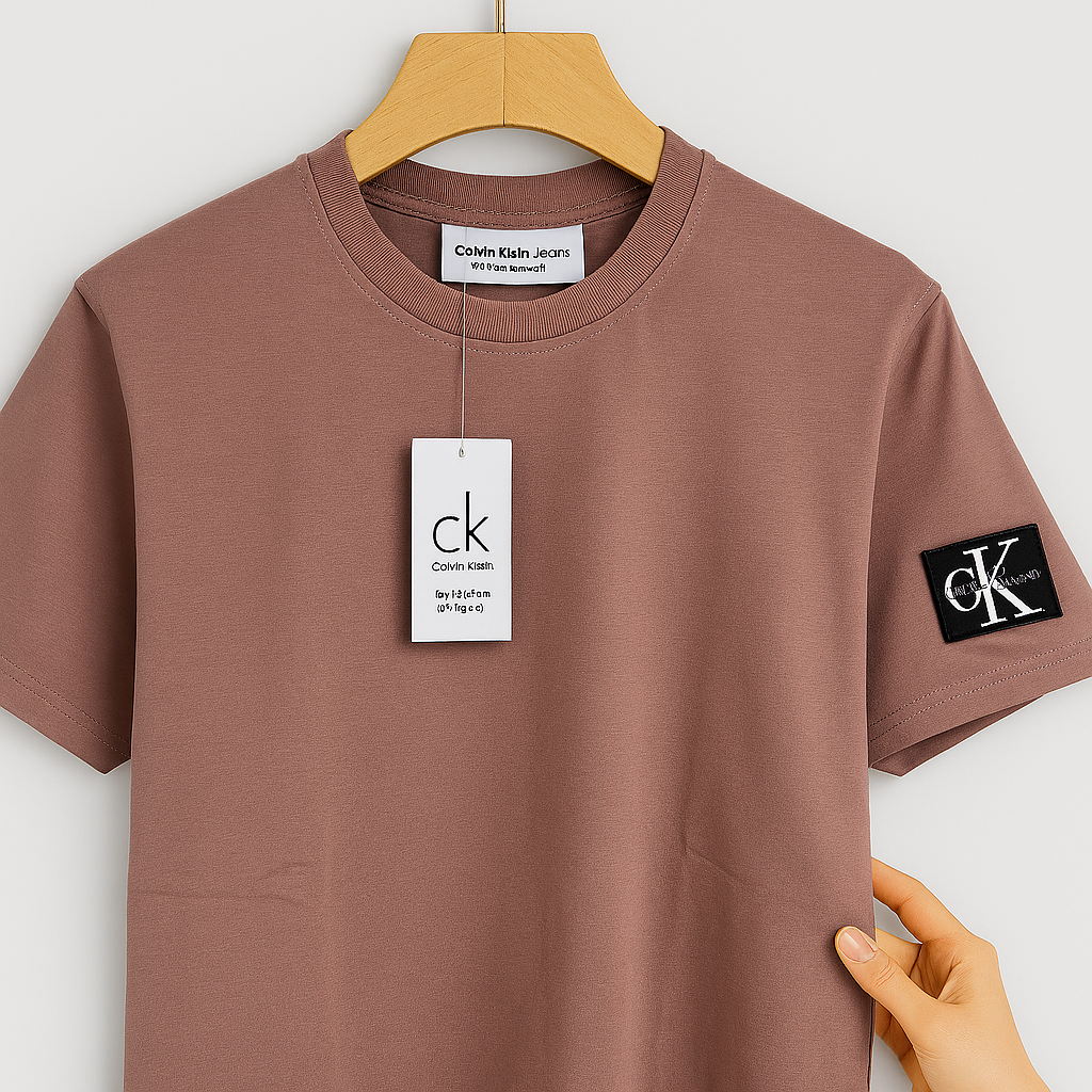Essential Side Logo Cotton Tee – Premium Fit in 5 Colors| CD-MPT4