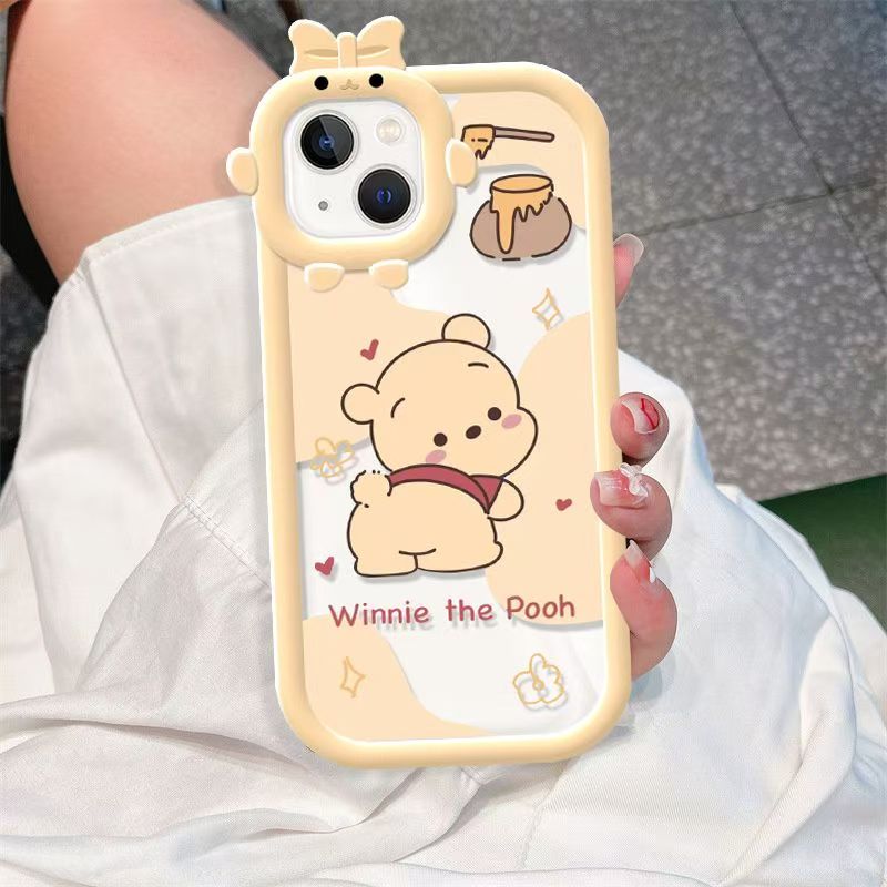 Trendy Winnie the Bear Apple 11 to 16 Pro max Pacha Dog Protective. CD-PC4 (China To Bangladesh Home Delivery)