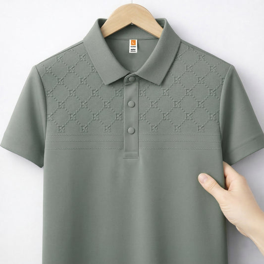 Classic Embossed Design Polo â Smart Casual Everyday Wear | CD- PS10