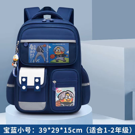 School bag for Kids, Light Weight, Back Support,large Capacity,For 1-6 Grade Students CD-KSB1 (China To Bangladesh Home Delivery)