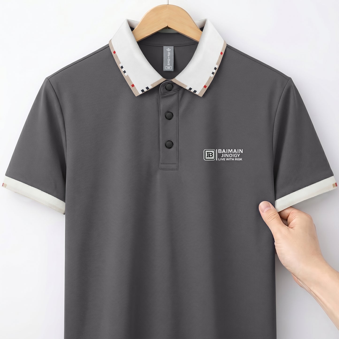 Classic Contrast Collar Polo – Smart Fit Everyday Essential| CD- PS2