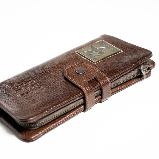 Classic Multi-Function Long Wallet with Secure Snap Closure | CD-MW9