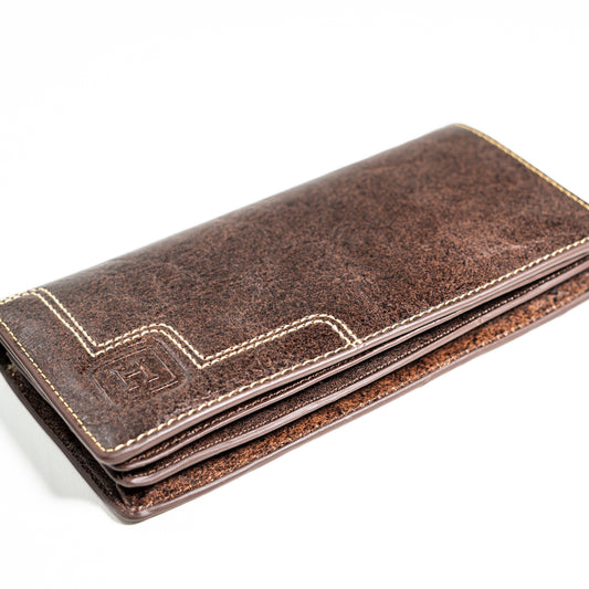 Elegant Long Wallet with Secure Snap Design | CD-MW25