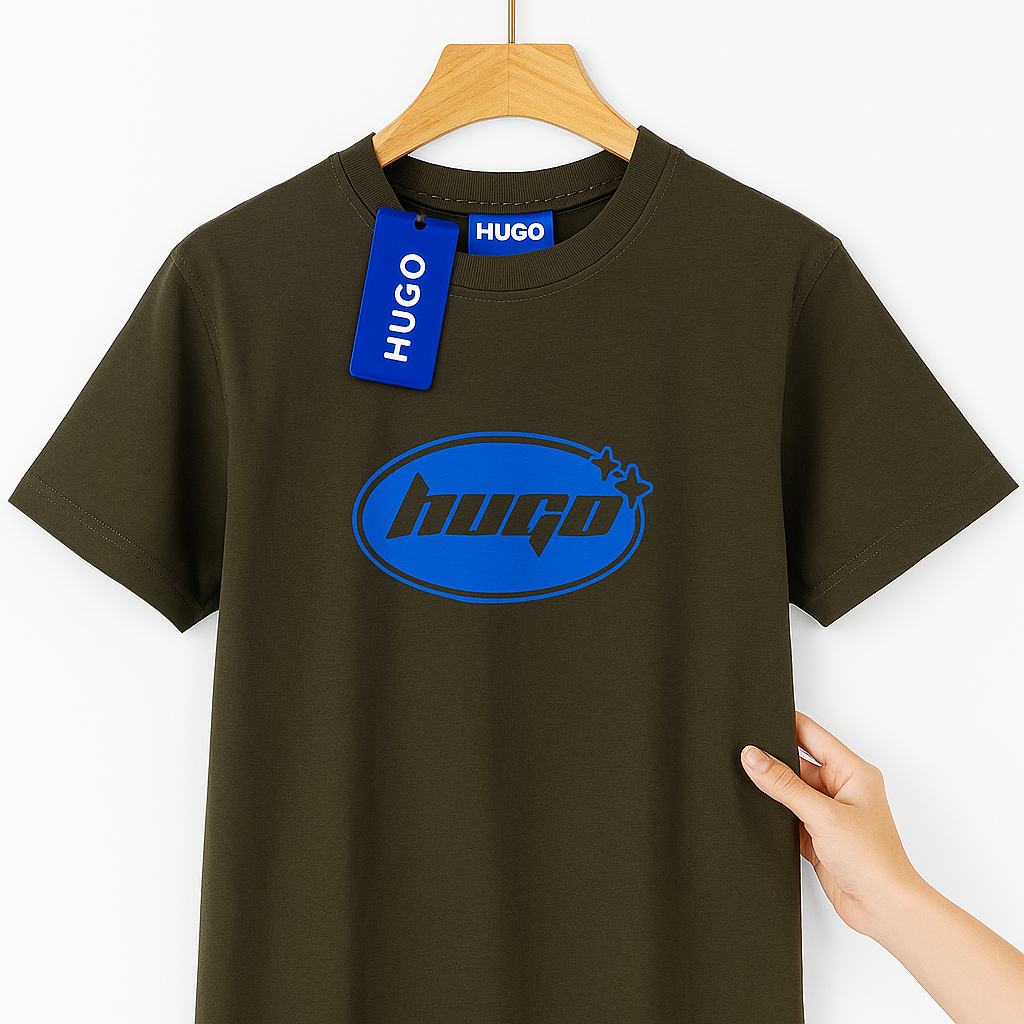 Retro Star Graphic Cotton Tee – 5 Bold Colors| CD-MPT2