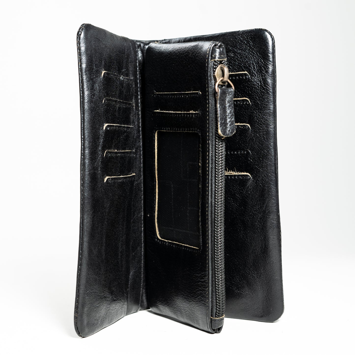 Elegant Long Wallet with Smart Storage & Zip Compartment | CD-MW18