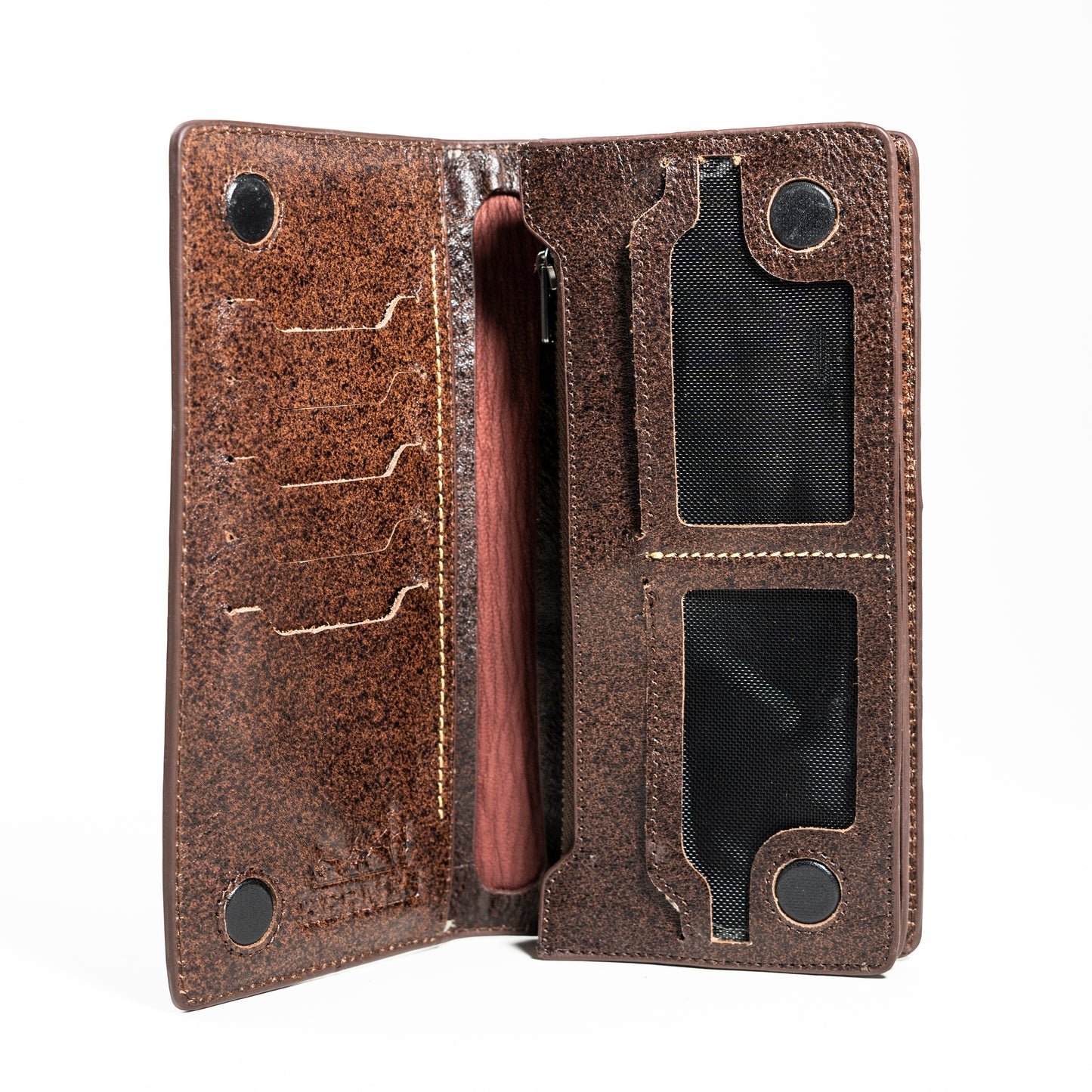 Elegant Long Wallet with Secure Snap Design | CD-MW25