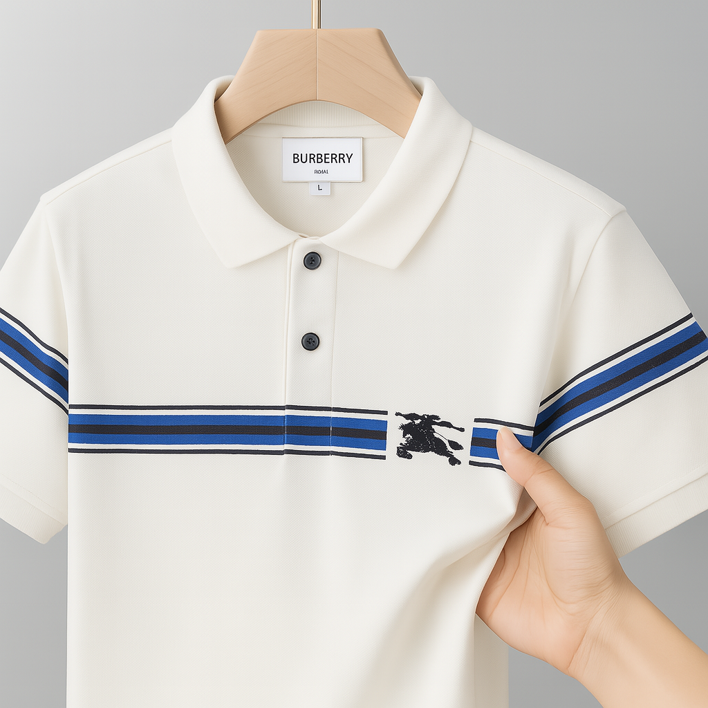 Elite Men’s 5 Colour Polo Shirt – Classic Striped Detailing| CD-MPP1C