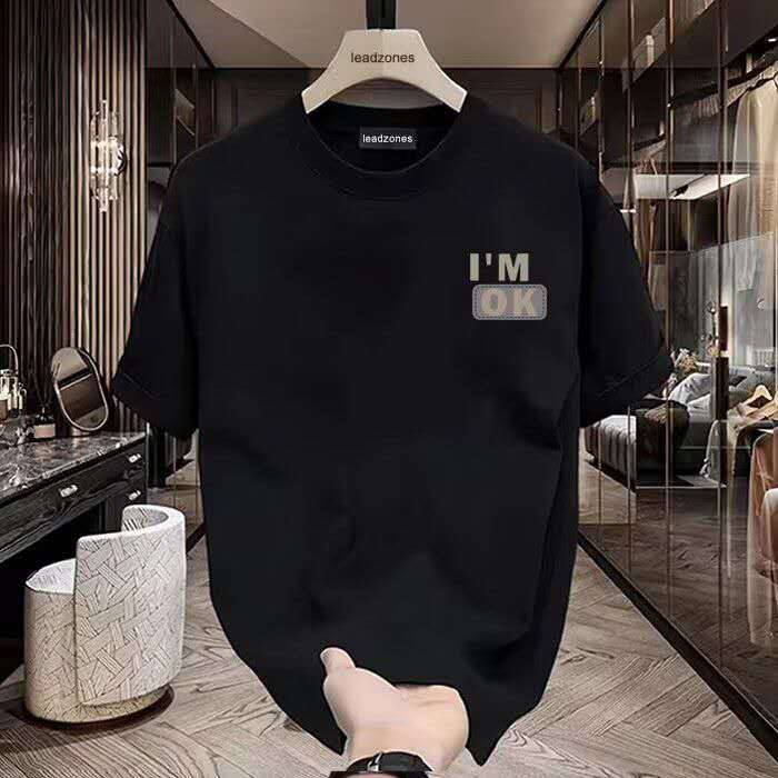Pure Cotton Half-Sleeve Drop Shoulder For Men CD-MT53 (China To Bangladesh Home Delivery)