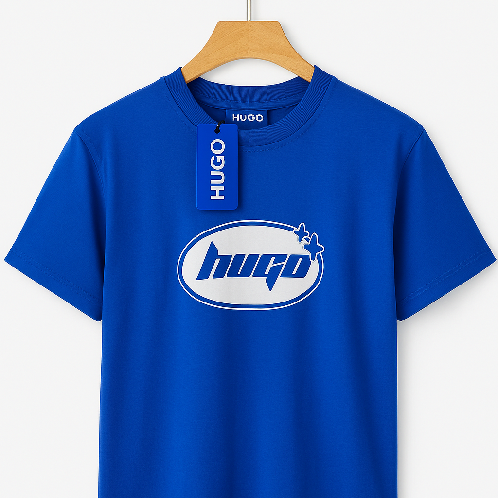 Retro Star Graphic Cotton Tee – 5 Bold Colors| CD-MPT2