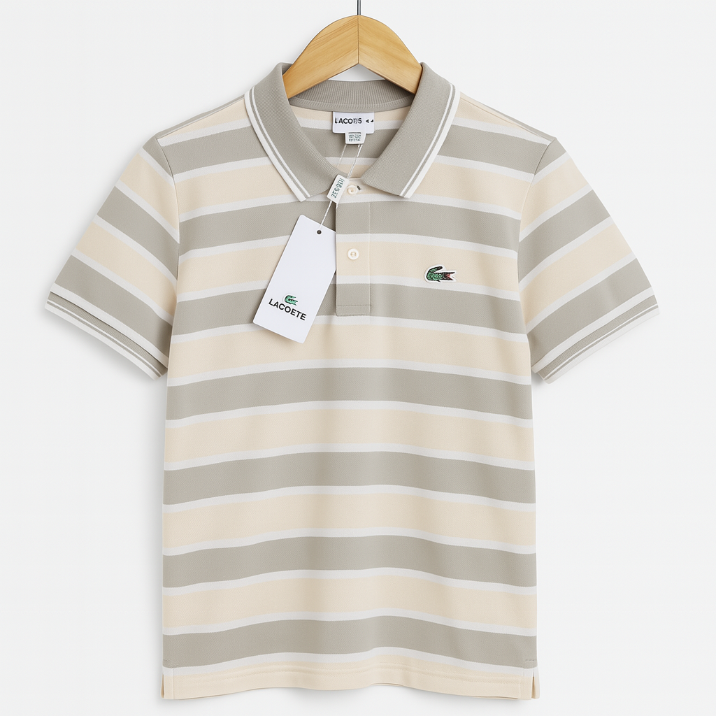 Striped Heritage Polo Collection – Retro Color Block Edition| CD-MPP8