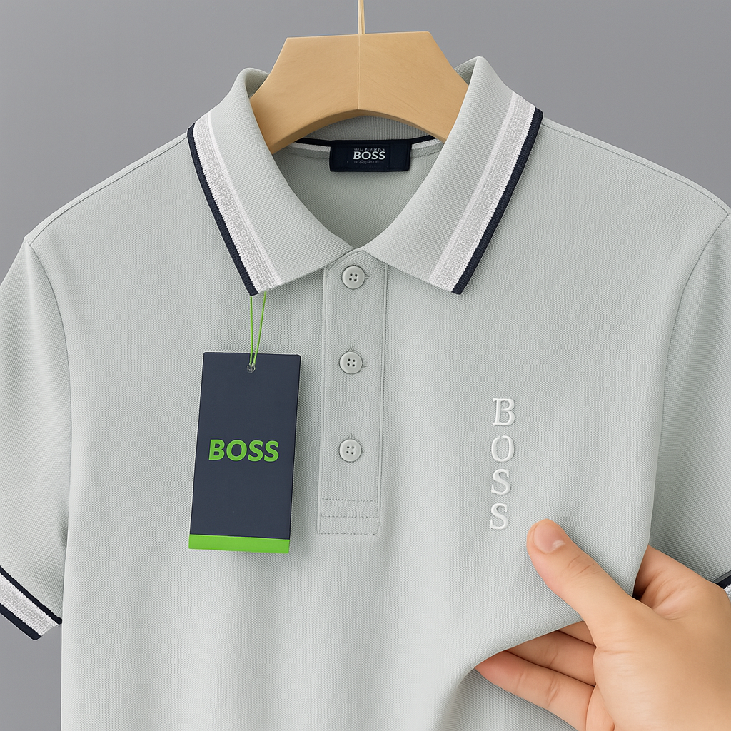 Signature Contrast-Tipped Polo Collection – 4 Timeless Colors| CD-MPP11