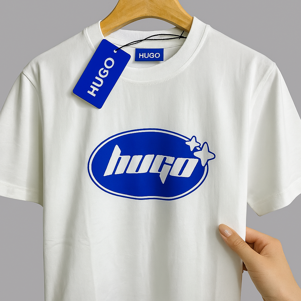 Retro Star Graphic Cotton Tee – 5 Bold Colors| CD-MPT2