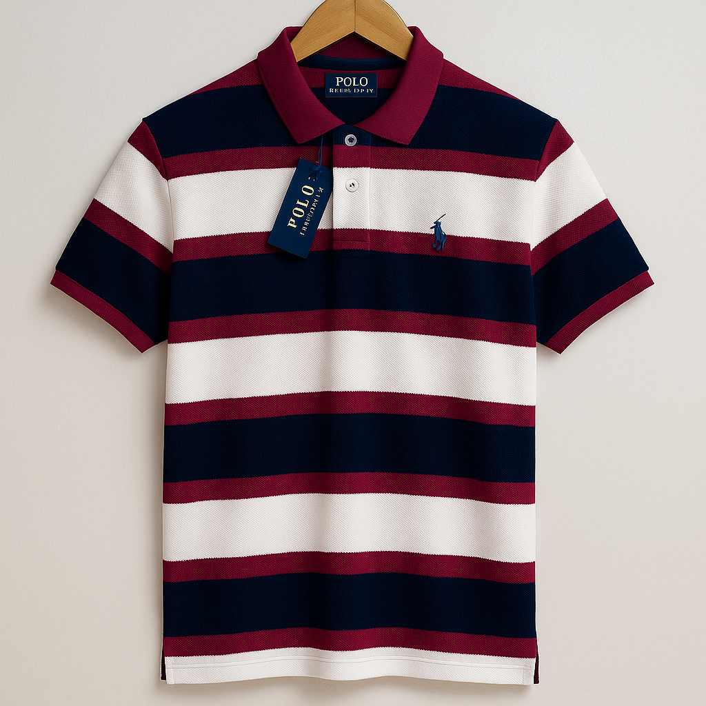 Timeless Striped Polo – Heritage Edition| CD-MPP9