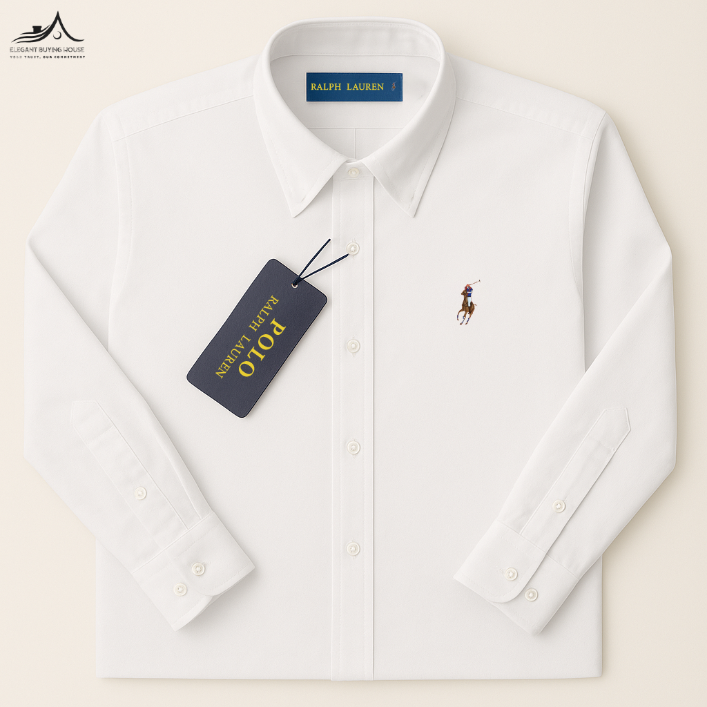 Classic White Long Sleeve Shirt – Pure Elegance for Every Occasion| CD-FM28
