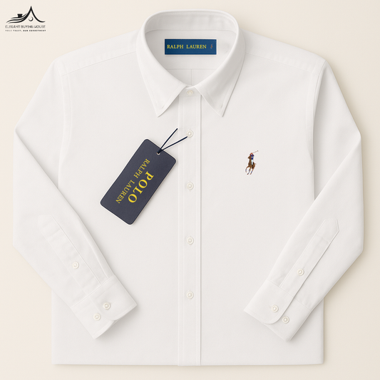 Classic White Long Sleeve Shirt – Pure Elegance for Every Occasion| CD-FM28
