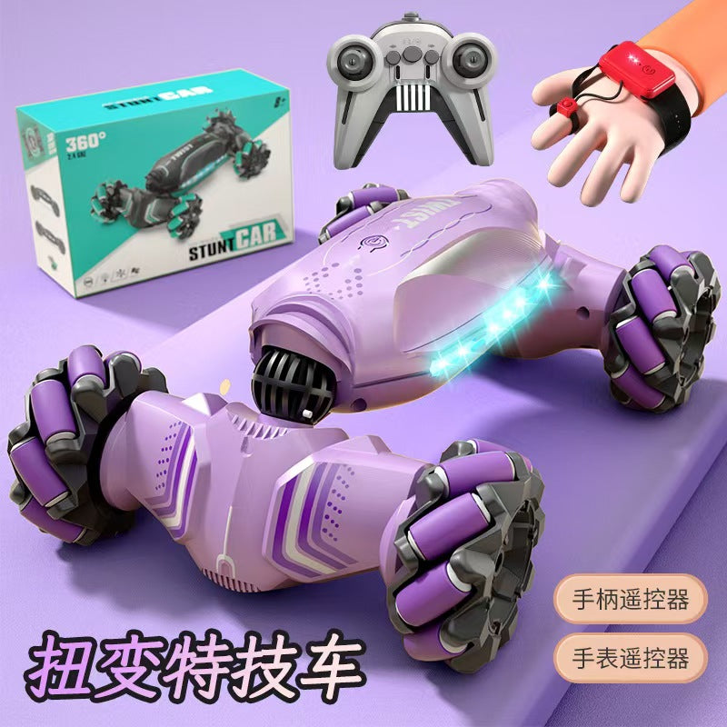 Rotation Remote Control Climbing Car 2.4G Remote Control 360-Degree Rotation Twisting Stunt Toy. CD-CT3 (China To Bangladesh Home Delivery)