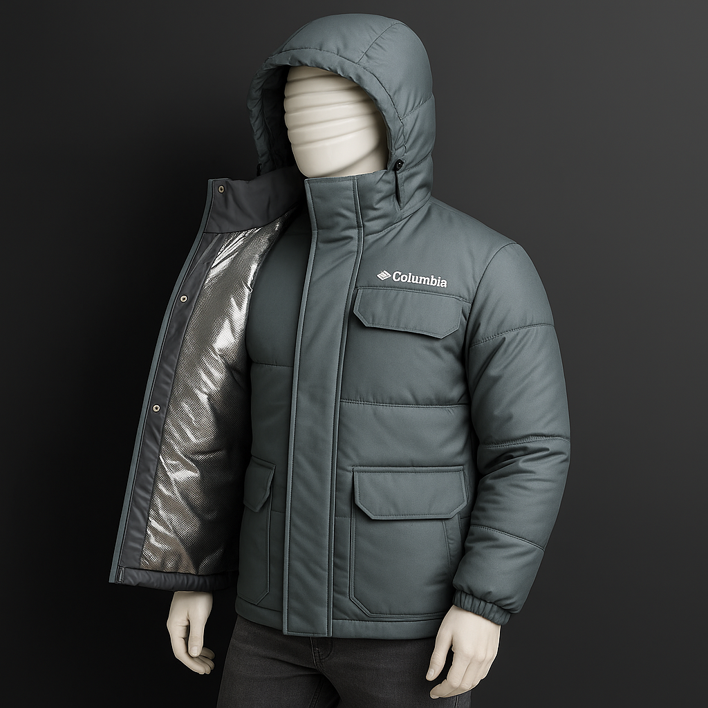 পুরুষদের প্রিমিয়াম ইনসুলেটেড শীতকালীন হুডেড মাইনাস ডাউন জ্যাকেট | CD-WMC3