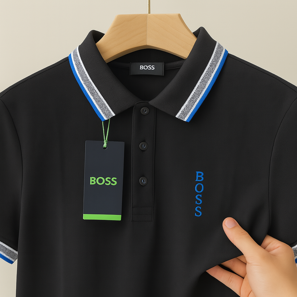 Signature Contrast-Tipped Polo Collection – 4 Timeless Colors| CD-MPP11