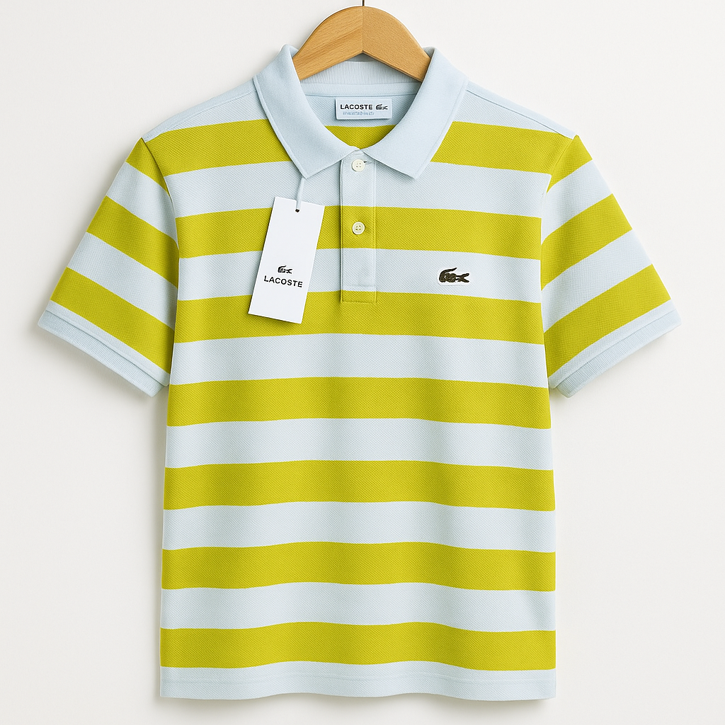 Striped Heritage Polo Collection – Retro Color Block Edition| CD-MPP8