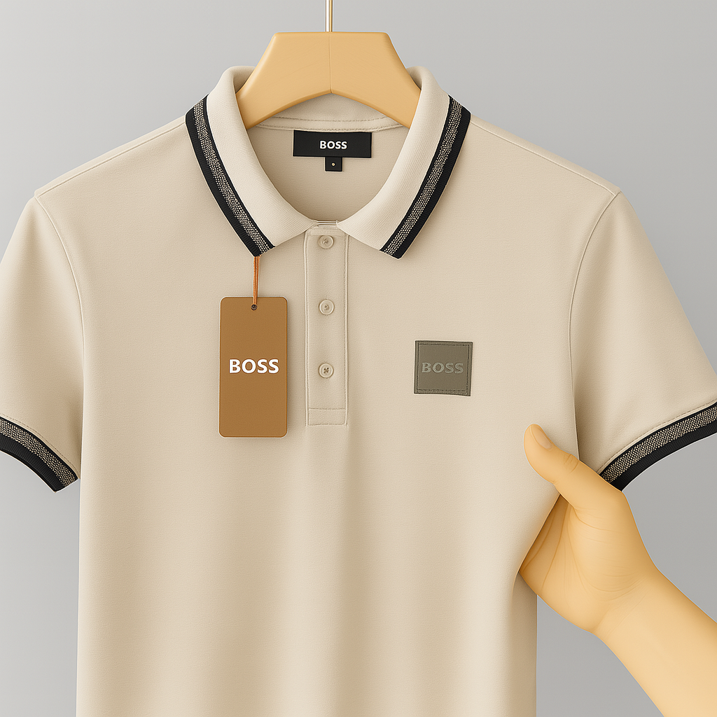 Elite Contrast-Tipped Polo Collection – Modern Fit | Premium Cotton| CD-MPP7