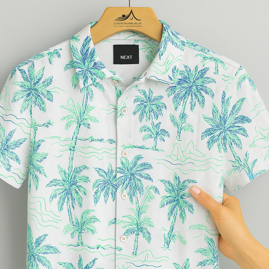 Tropical Palm Breeze Shirt – Light, Cool & Perfect for Summer Days| CD-HSC35