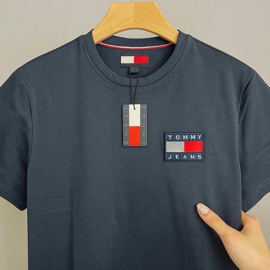 Men’s Premium Cotton Badge T-Shirt – Classic Fit| CD-MPT9