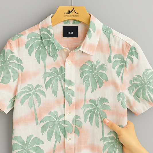 Tropical Breeze Linen Shirt – Light, Stylish & Perfect for Summer Days| CD-HSC32