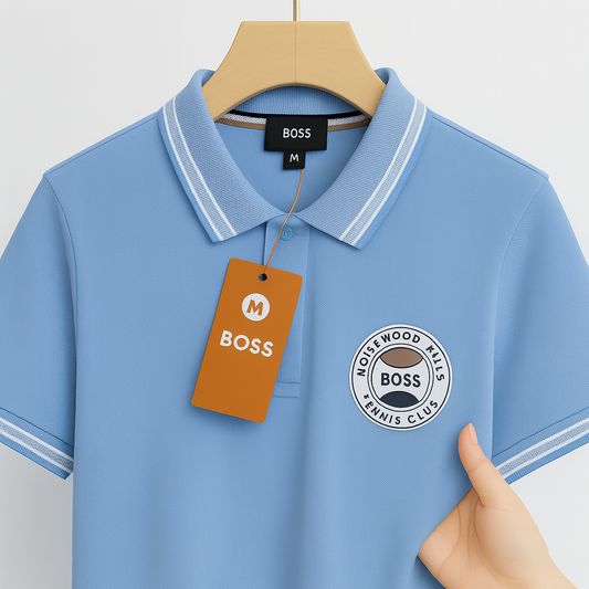 Signature Patch Polo – Contrast Collar Premium Edition| CD-MPP10