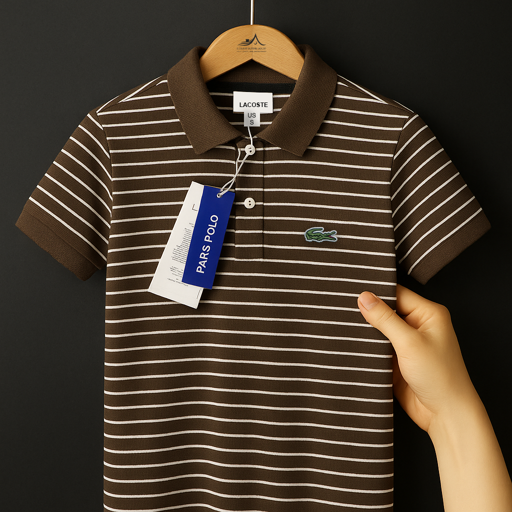 Men’s Premium Striped Polo Collection – Classic Comfort & Modern Style| CD-MPP32
