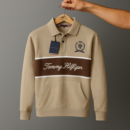 Premium Heritage Sweat Polo Collection – 5 Classic Colors for Effortless Style| Code-SWP13