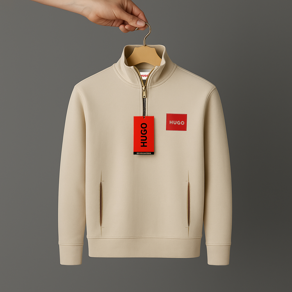Premium Half-Zip Sweatshirt – Modern Comfort, Effortless Style & Everyday Sophistication| Code-SWP16