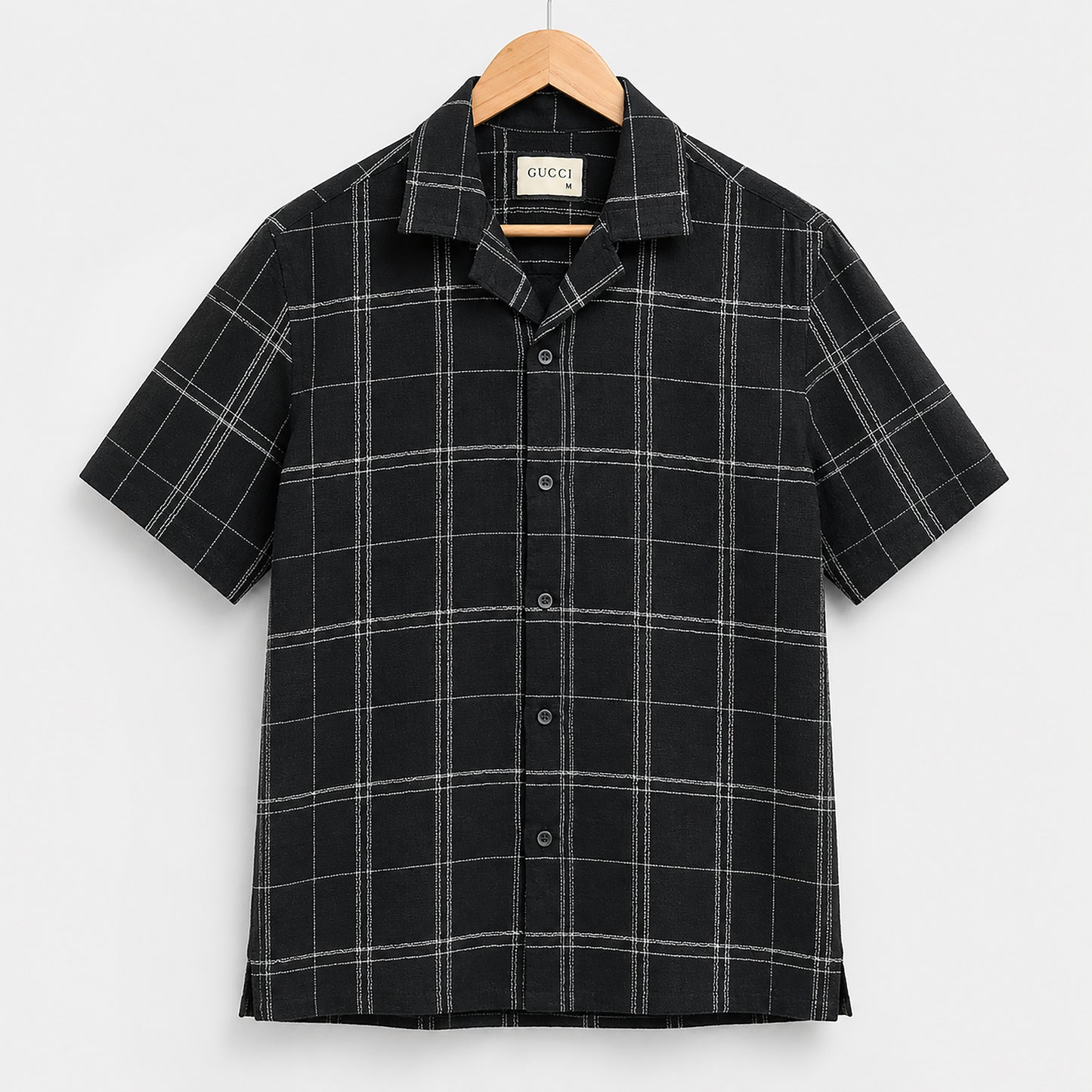 Classic Check Casual Half Shirt | CD-PSD4