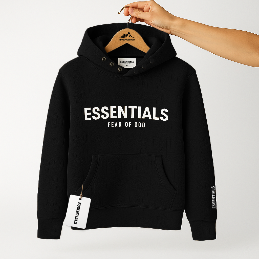 Ultra-Soft Premium Embossed Hoodie – Winter Essential Comfort Wear | Code-SWP39C
