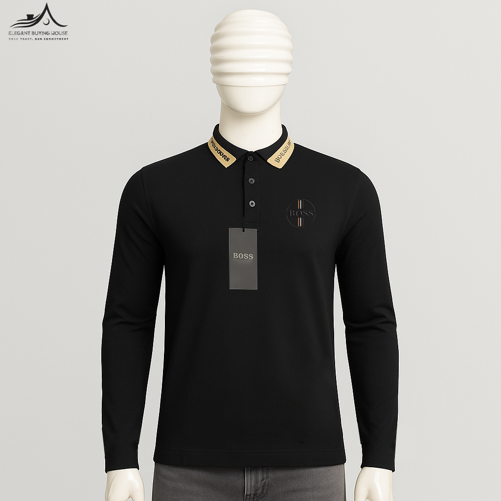 Men’s Premium Long Sleeve Polo Collection – Modern Fit, Elegant Colors| Code-SWP12