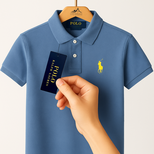 Luxury Cotton Polo Collection – 5 Timeless Colors for Modern Elegance| CD-MPP36