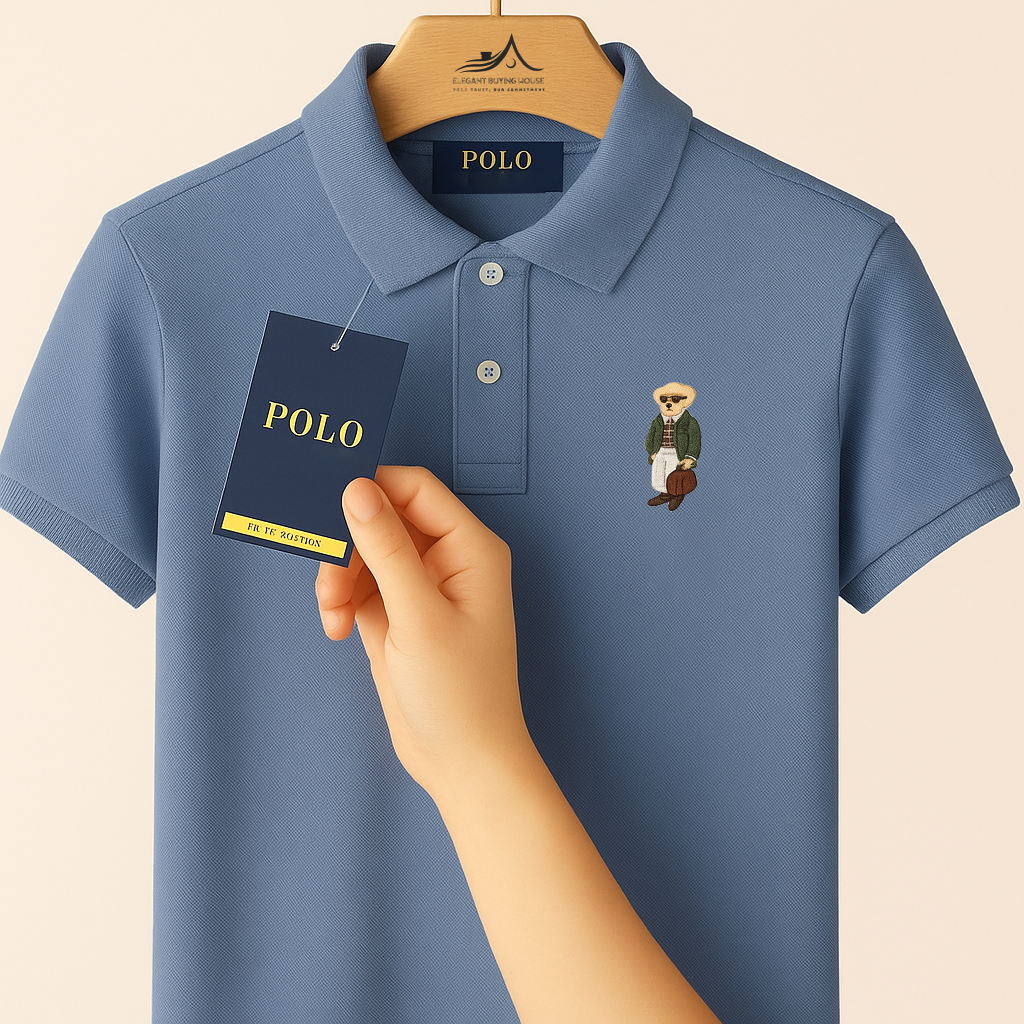 Luxury Polo Bear Collection – 5 Timeless Colors for Effortless Elegance| CD-MPP37