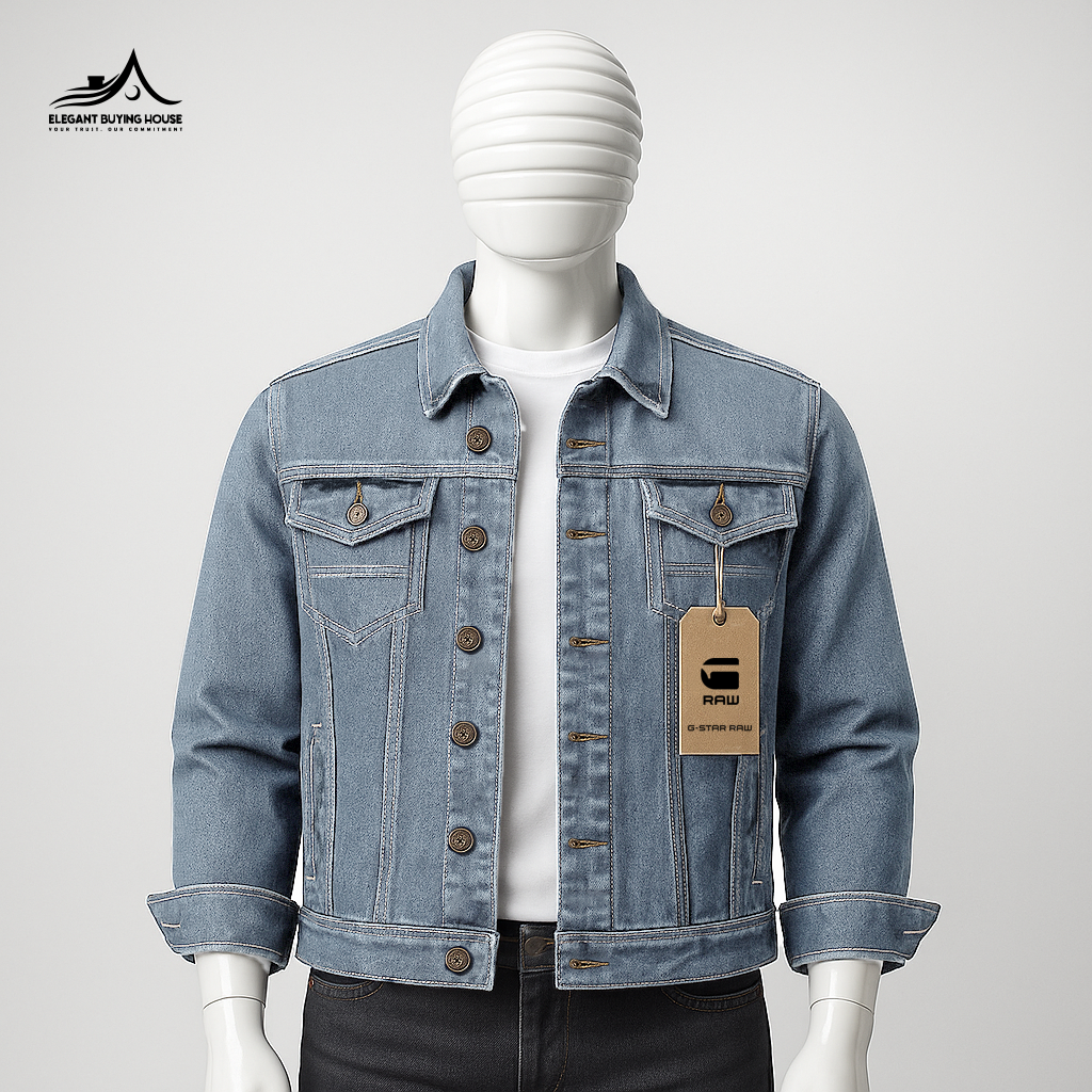 Men’s Essential Denim Jacket – Everyday Comfort, Timeless Style | Code-SWP46