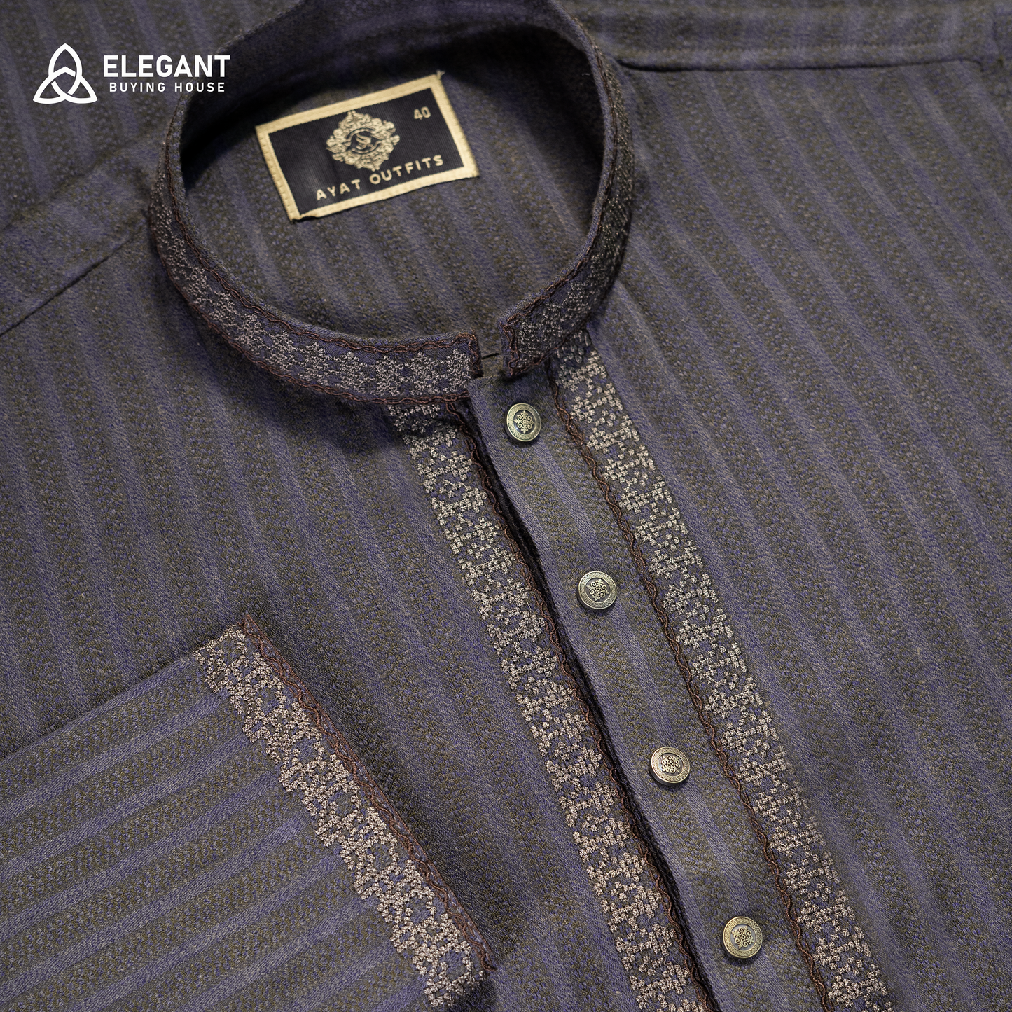 Premium Embroidered Panjabi for Men – Elegant Regular Fit| CD-PG2