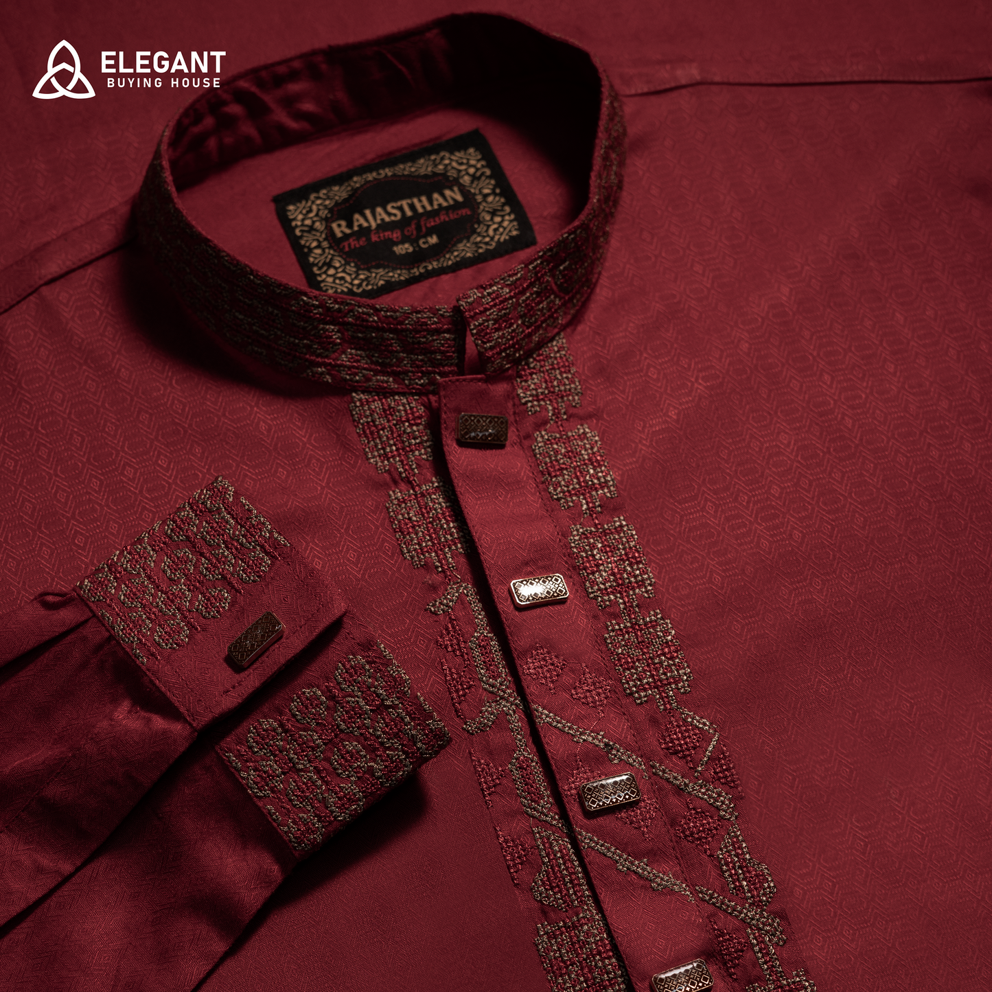 Premium Embroidered Panjabi – Elegant Classic Fit| CD-PG10