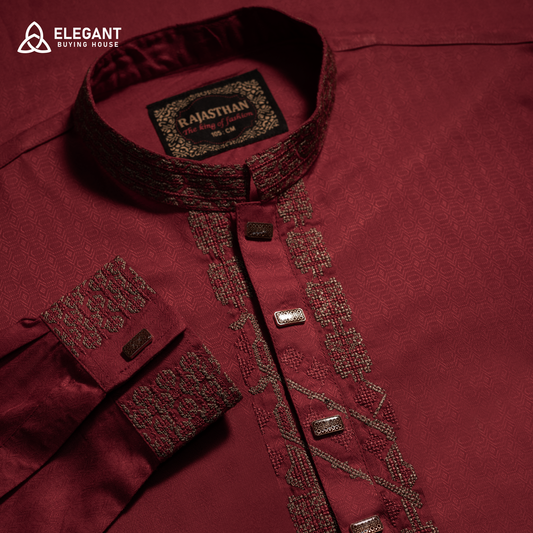 Premium Embroidered Panjabi – Elegant Classic Fit| CD-PG10