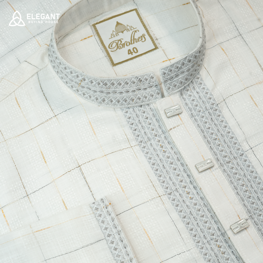 Premium Minimal Embroidered Panjabi| CD-PG30