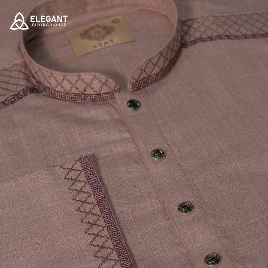 Refined Minimal Embroidered Panjabi for Smart Traditional Look | CD-PG66